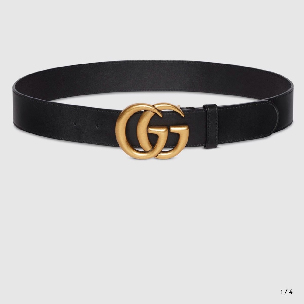 Authentic Gucci GG Marmont wide belt 70/28